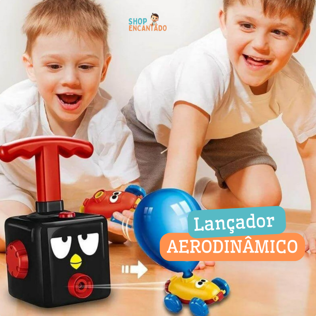 Lançador Aerodinâmico: Carrinho e Balão - Desperte a Aventura nas Crianças!