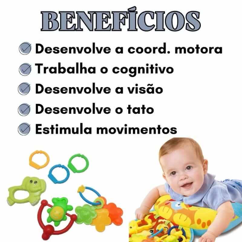 Almofadinha Conforto – Estímulo Sensorial e Conforto para Bebês