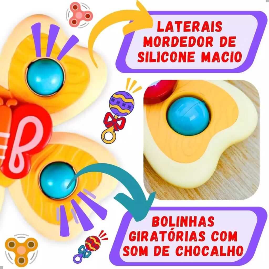 Spinner Encanto Baby - Turbine a diversão do seu bebê