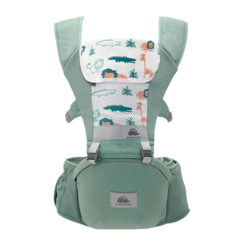 Canguru Premium 4 em 1 Cangu® – Mochila Ergonômica com Assento de Quadril e Suporte até 20kg