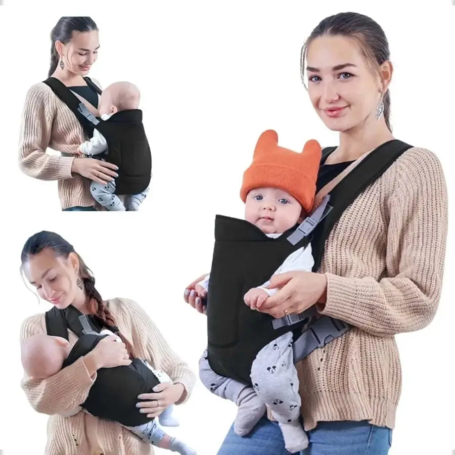 Canguru Ergonômico 4 em 1 – Mochila Porta-Bebê para Todas as Estações