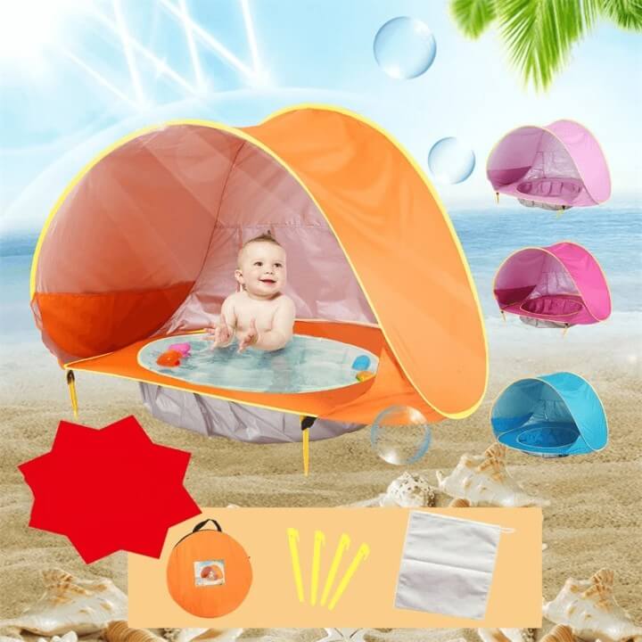 Baby SunPlay – A Barraca/Piscina de Praia com Proteção UV 50