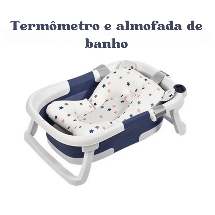 Banheira Termo Antiderrapante • Transforme o banho de seu bebê em um momento seguro.