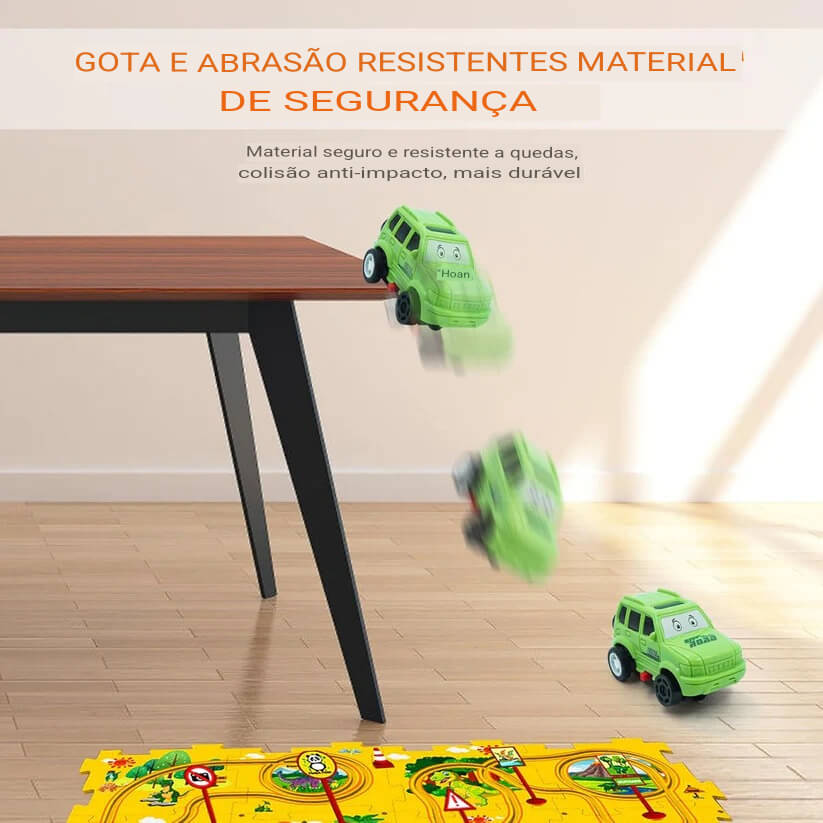 Quebra-Cabeça Racer - Conjunto de pista de carro para crianças