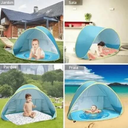 Baby SunPlay – A Barraca/Piscina de Praia com Proteção UV 50