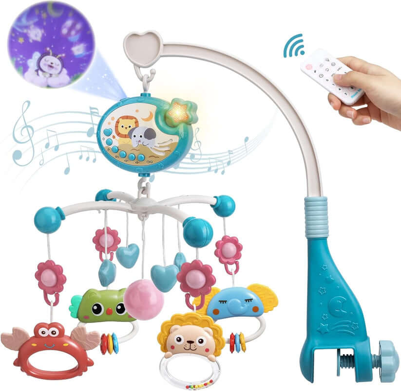 Musical Melodia Projetor - Desenvolvimento cognitivo e motor do bebê