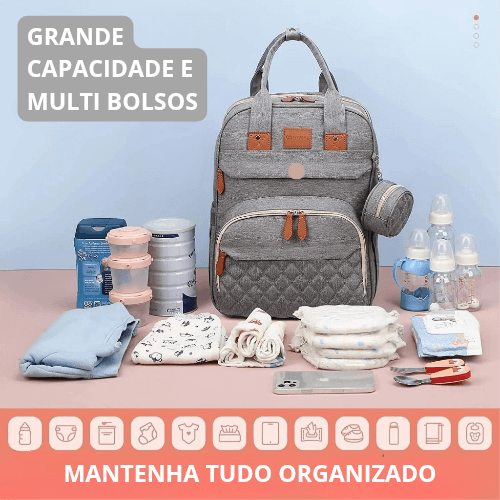 Mochila Materno Baby • Conforto para mamãe e bebê em dias de passeios