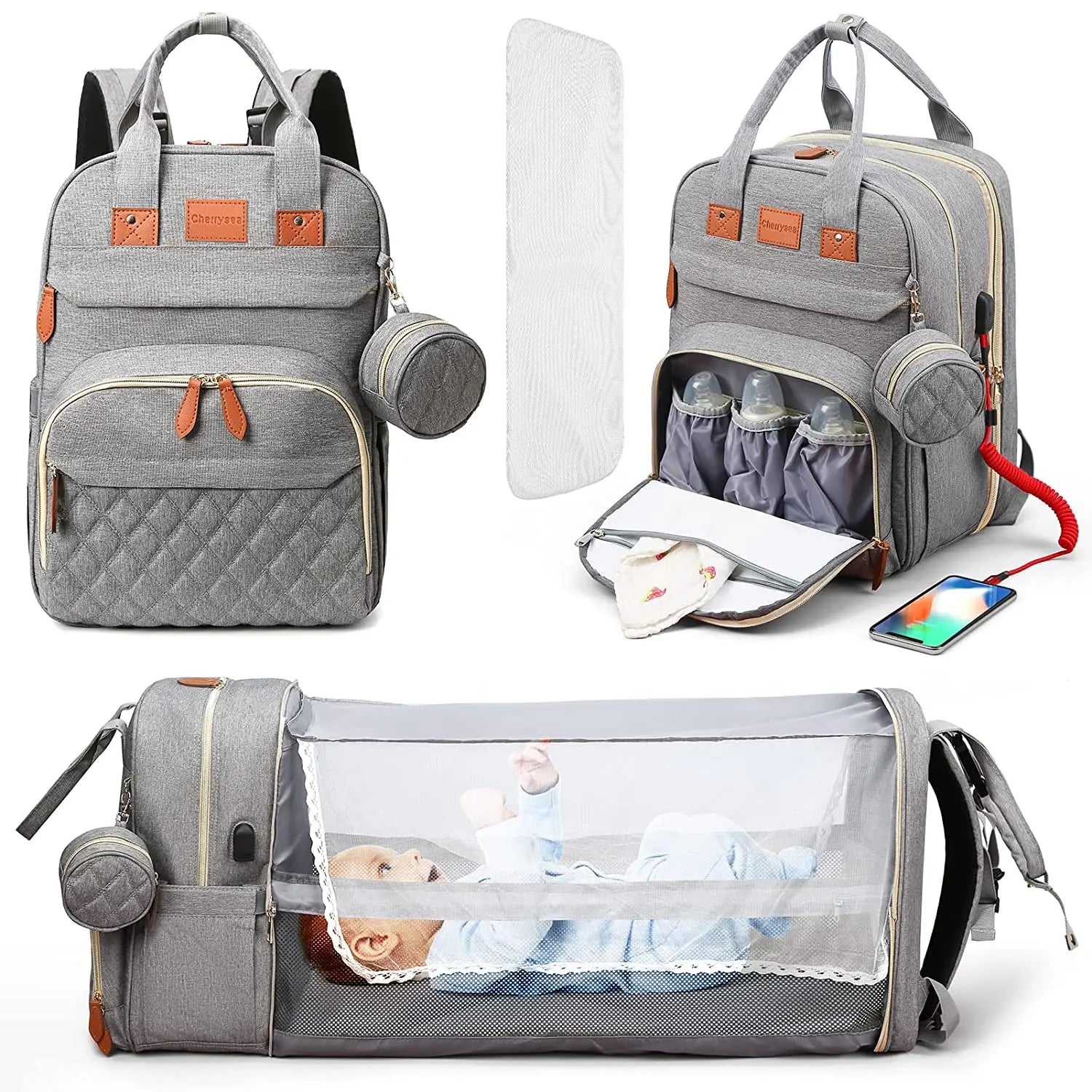 Mochila Materno Baby • Conforto para mamãe e bebê em dias de passeios