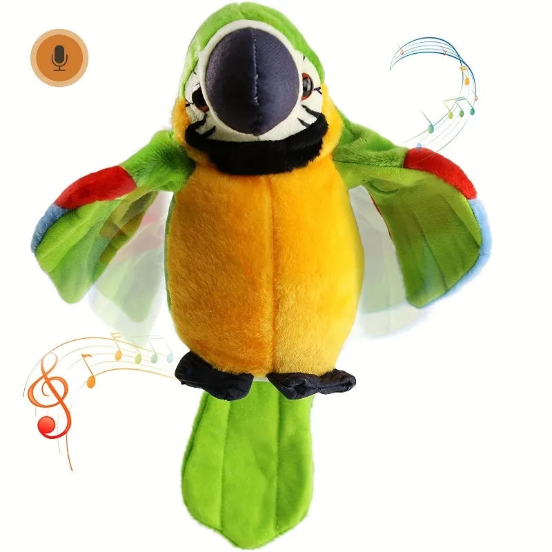 Arara Pelúcia Falante • Desperte a criatividade educacional do seu pequeno.