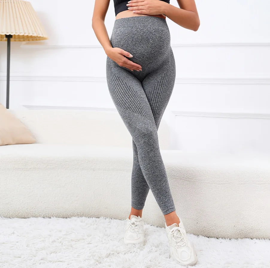 Legging Gestante Cangu ComfortFit – Suporte Abdominal, Elasticidade Premium e Estilo Moderno