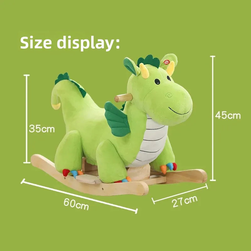 Dino Rock – Balanço em Formato de Dinossauro de Pelúcia