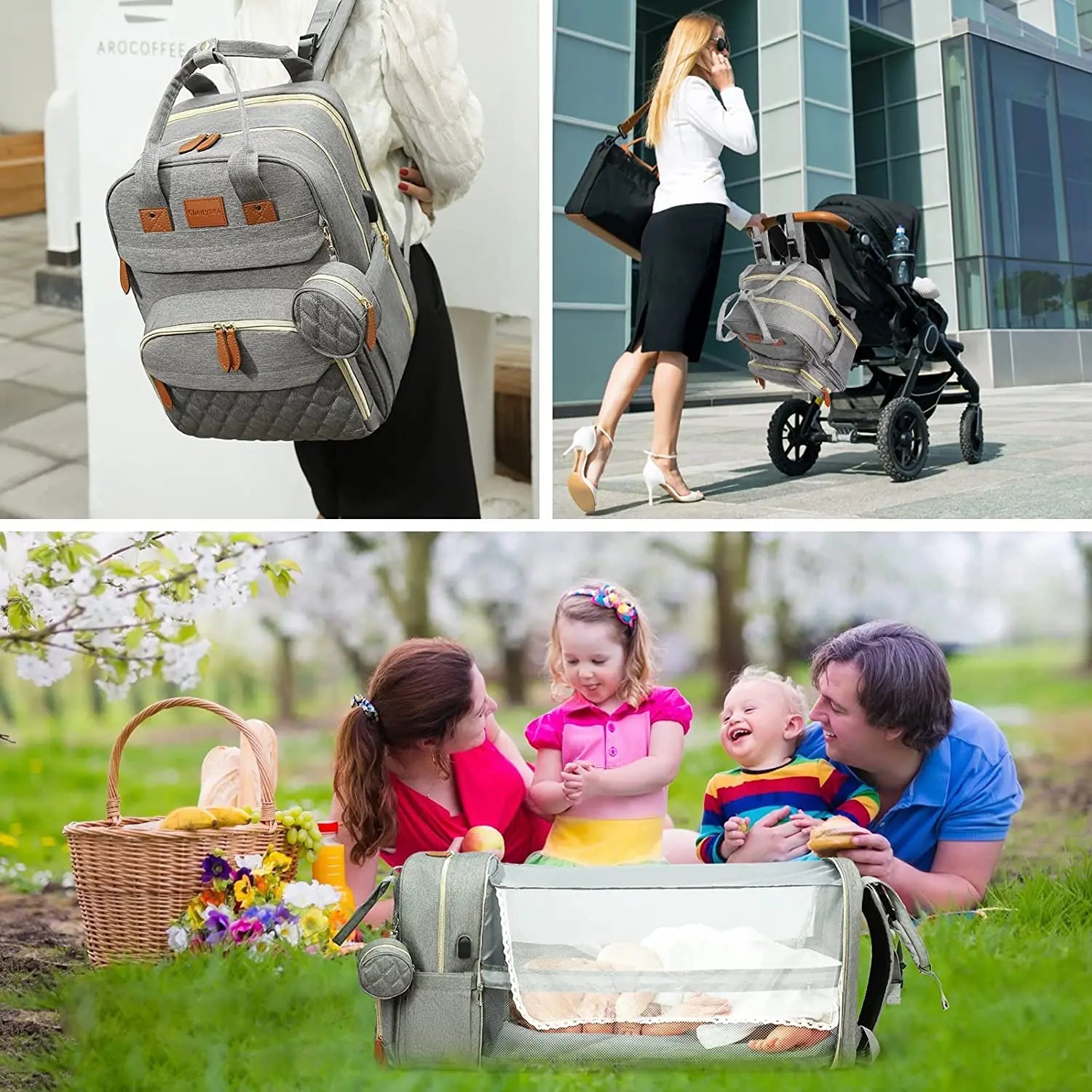 Mochila Materno Baby • Conforto para mamãe e bebê em dias de passeios