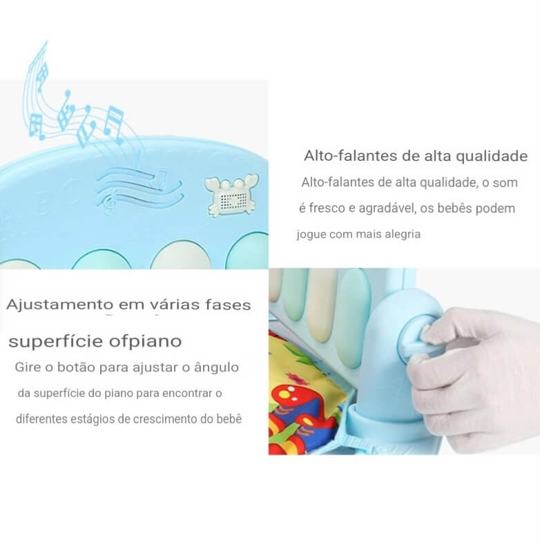 BrincaMelodia: O Tapete Mágico do Desenvolvimento para Bebês