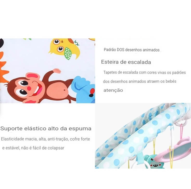BrincaMelodia: O Tapete Mágico do Desenvolvimento para Bebês