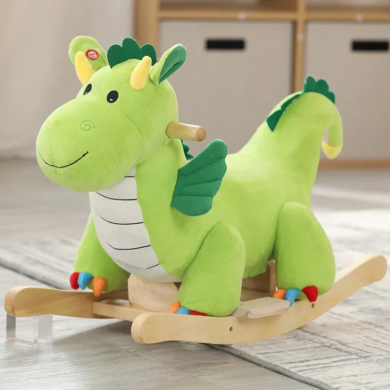 Dino Rock – Balanço em Formato de Dinossauro de Pelúcia