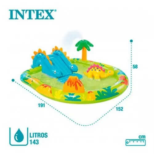Piscina Parque dos Dinossauros - A Piscina Inflável que Transforma o Verão em Diversão Pré-Histórica