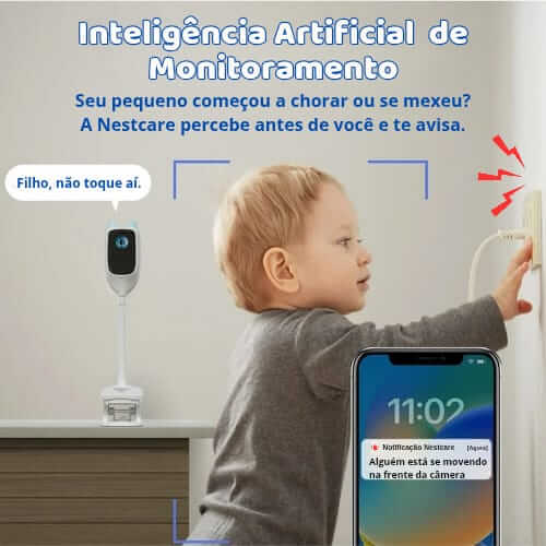 Babá Eletrônica NestCare – O Olhar Protetor Que Toda Mãe Precisa