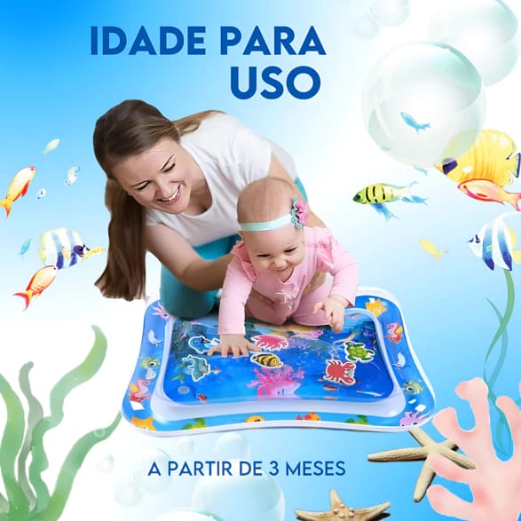 Tapete Inflável para Bebês - Oceano de Diversão