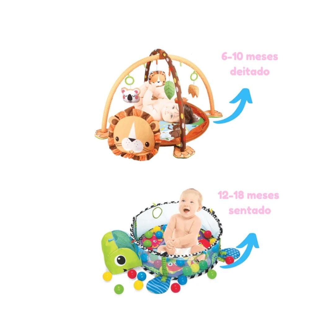 PlayZoo™ – Tapete de Atividades com Cercadinho Integrado
