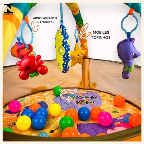 PlayZoo™ – Tapete de Atividades com Cercadinho Integrado