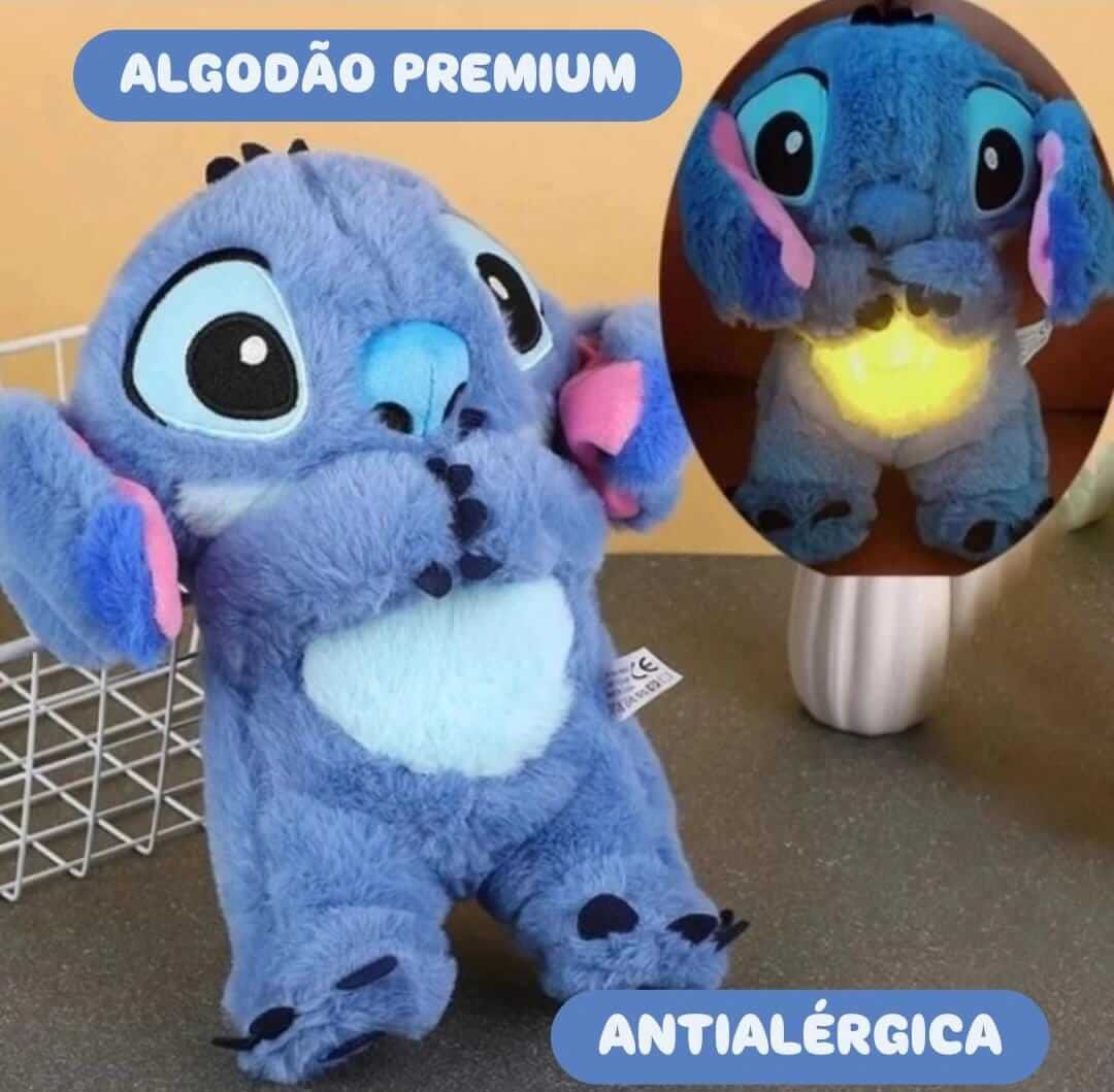 Stitch Pelúcia que Respira - Conforto e Tranquilidade com Respiração Realista!