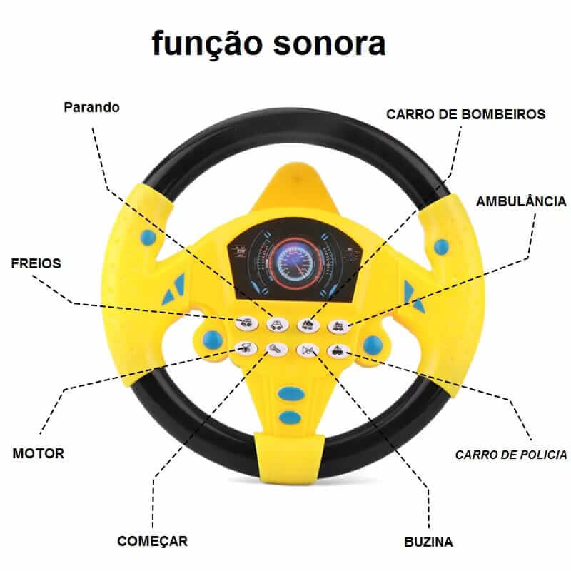 Volante Musical Infantil – Diversão e Aprendizado em Um Só Brinquedo