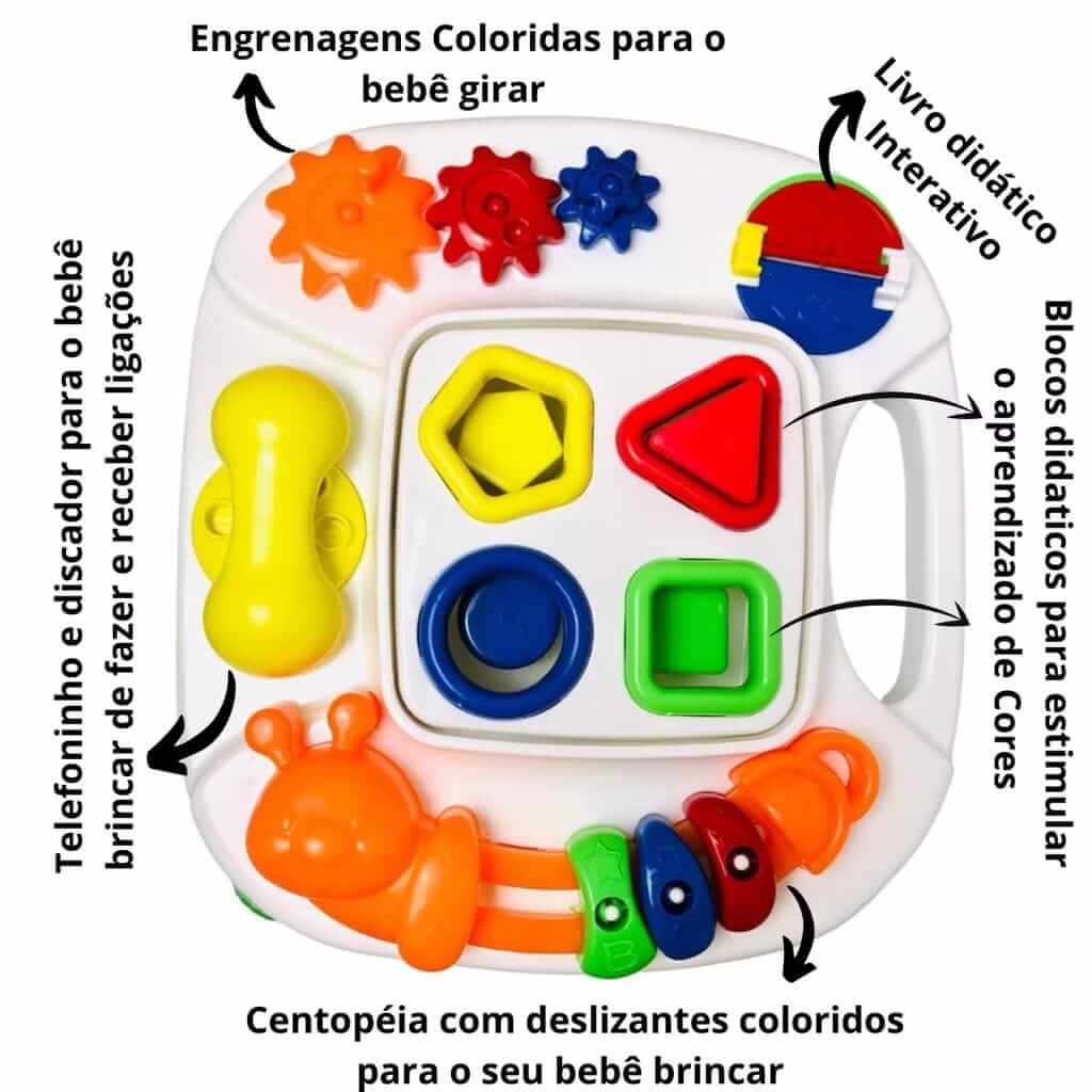 Mesinha de Atividades Didática: Diversão e Desenvolvimento para Seu Bebê