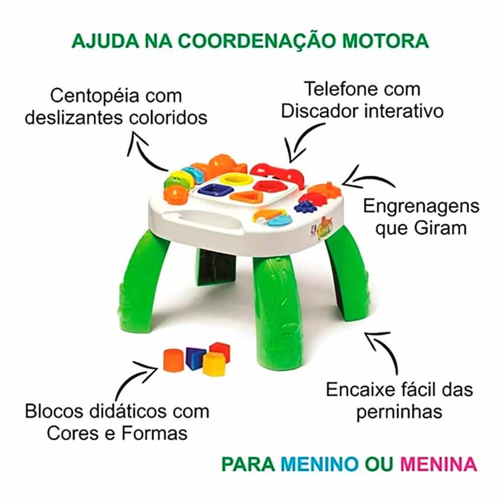 Mesinha de Atividades Didática: Diversão e Desenvolvimento para Seu Bebê