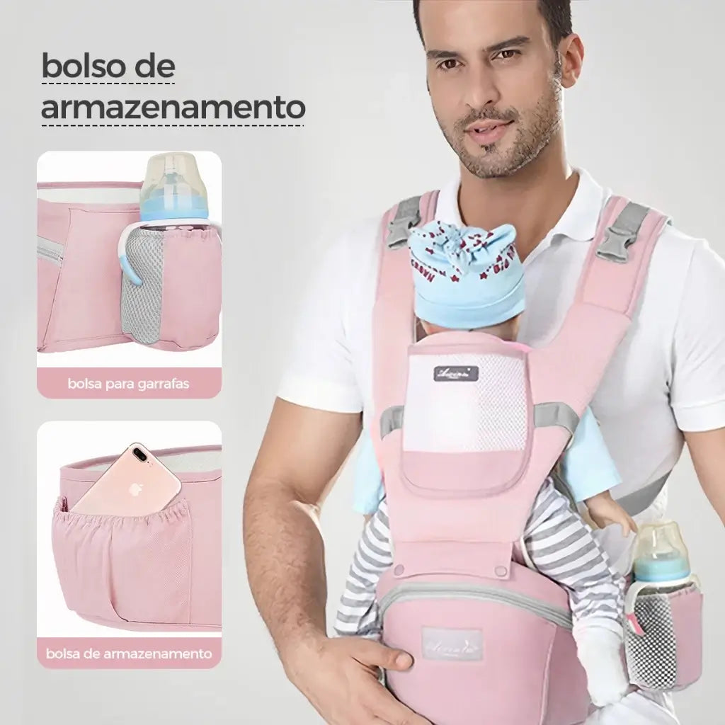 Canguru ErgoConfort: Conforto e Praticidade para Você e Seu Bebê