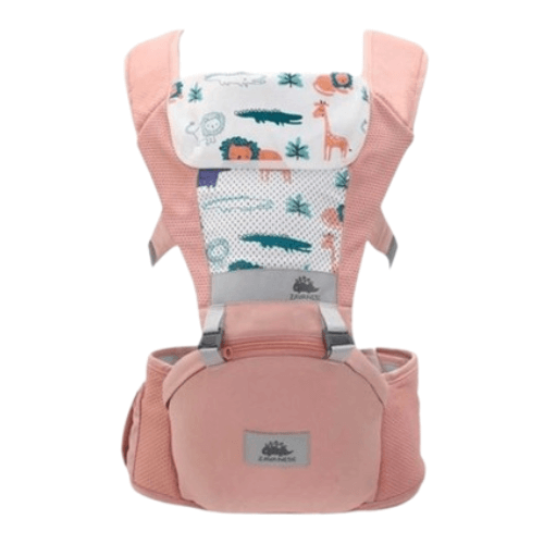 Canguru Premium 4 em 1 Cangu® – Mochila Ergonômica com Assento de Quadril e Suporte até 20kg