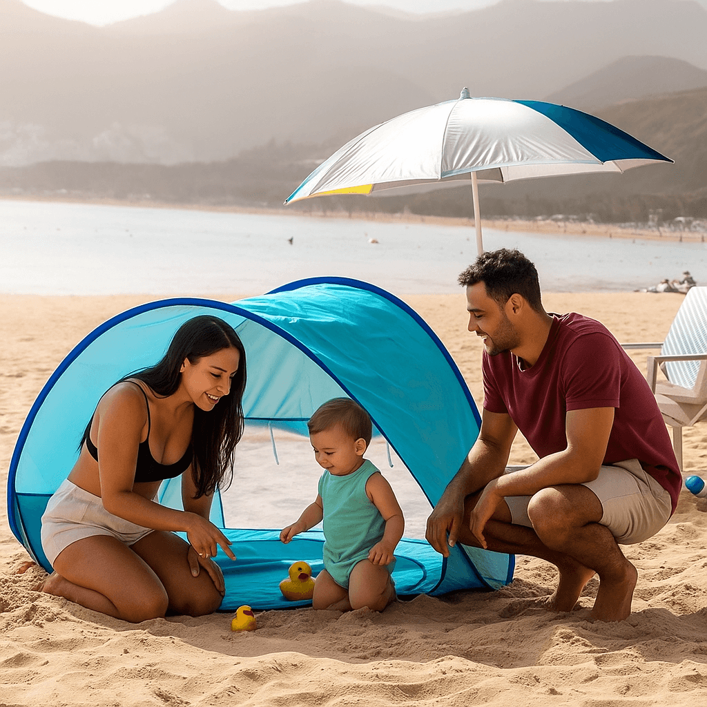 Baby SunPlay – A Barraca/Piscina de Praia com Proteção UV 50