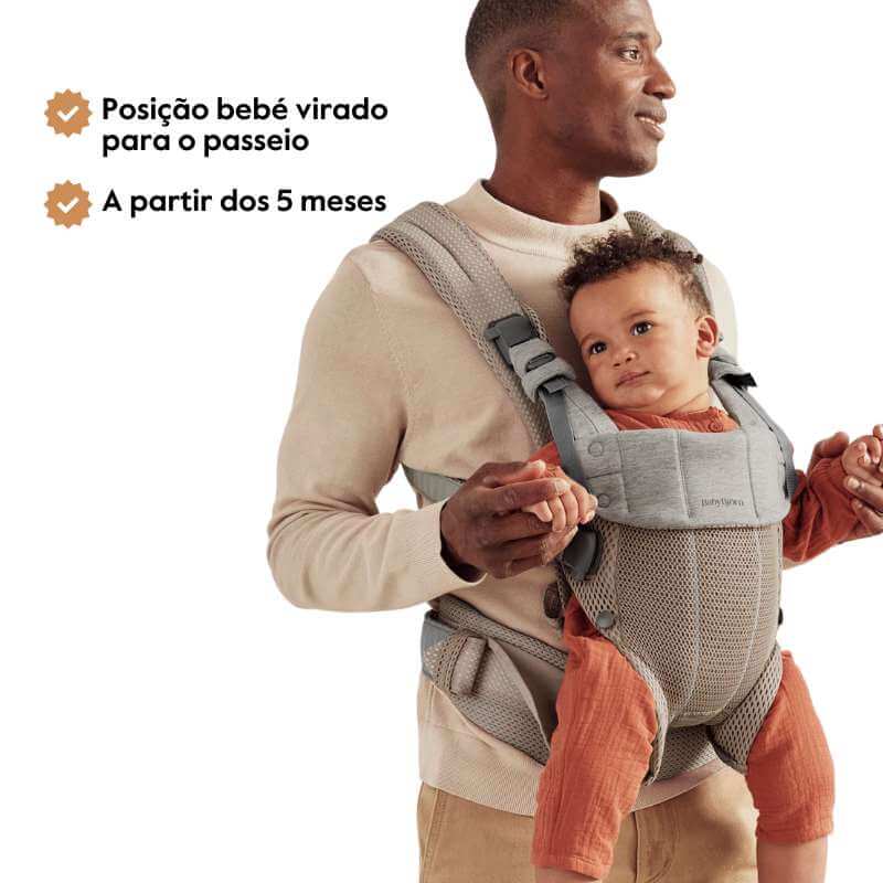 Canguru Ergonômico OmniComfort™ 360° – Conforto Total para Pais e Bebês